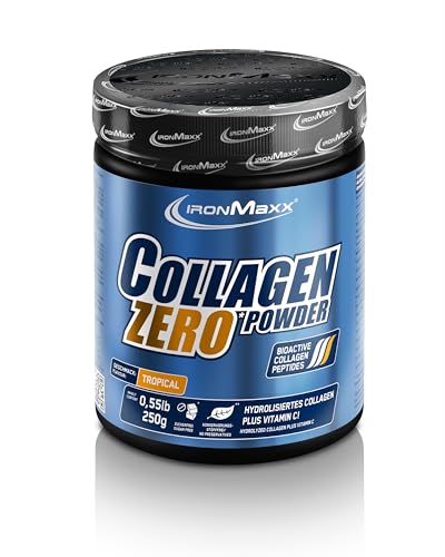 Collagen Pulver Zero 250g Tropico - Zuckerfreies Kollagenhydrolysat ohne Zusatzstoffe, Protein Pulver mit 9g Protein pro Portion mit Kollagen 1 & 3