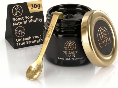 Pure Himalayan Shilajit Resin (30g) | 75%+ Fulvic Acid, 85+ Trace Minerals from 17,000 ft Himalayas...