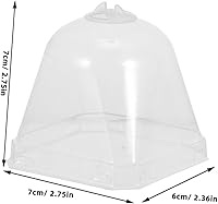 Vista 3 de MERRYHAPY Cubiertas de campana de cúpula de plantas de material resistente fabricado para jardinería y protección de invierno