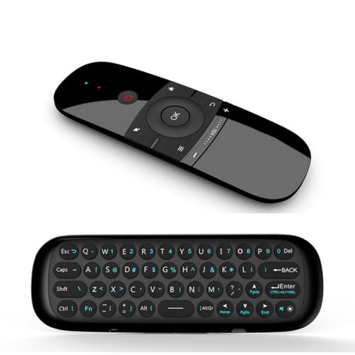 TKMARS Teclado inalámbrico Mini de 2.4G, Control Remoto de televisión Inteligente, Compatible con pc, Caja de televisión Android, computadora portátil, proyector