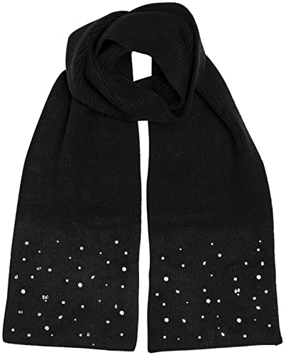 Écharpe pour femme ornée de rubis noir Boardmans taille unique hiver chaud