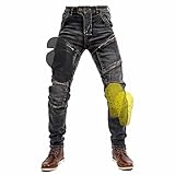 DongBao Bikerjeans für Herren Motorradhose Motorradreithose Jeanshose mit Taschen