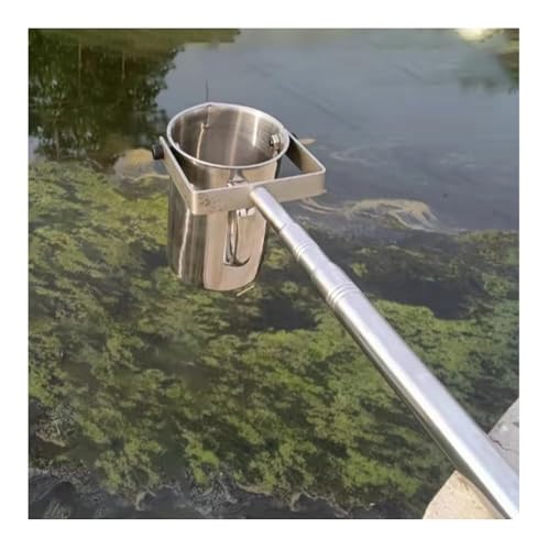 Pelle d'échantillonnage d'eau télescopique anti-flexion pour rivières