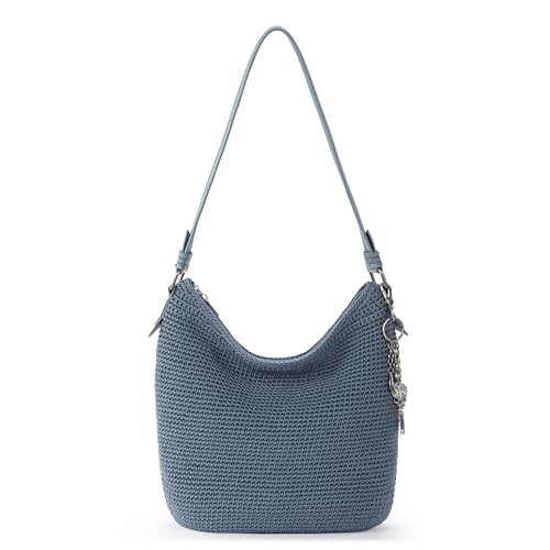 Image of The Sak Sequoia Hobo Bag - Hand Crochet Large Women's Purse for Everyday & Travel - Durable Handbag & Tote With Zipper Pocket