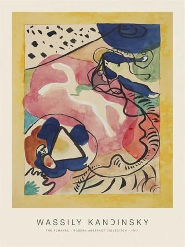 Wassily Kandinsky Peinture sur Toile pour Décoration Intérieure Salon