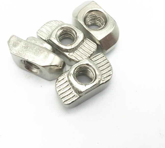 100pcs M3/M4/M5/M6*15.5 * 8 For 3030 Series Slot T-nut Sliding T Hammer Drop In Nut - (Size: M4)