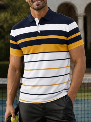 Image of Noble Monk T-Shirt for Men || Half Sleeves Men's T-Shirt || Solid Polo || Multicolor Tshirt