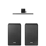 SAMSUNG S800D 3.1.2ch Soundbar w/Wireless Dolby Atmos Audio, Ultra Slim Design, HW-S800D/ZA (Newest Model) 9500S Rear Speaker Kit - Wireless Dolby Atmos/DTS: X (SWA-9500S, 2021 Model), Black