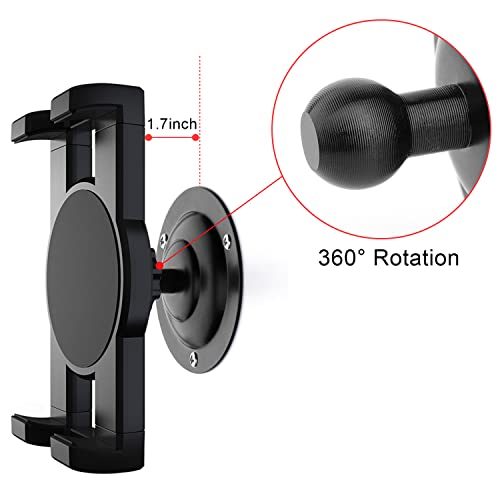Itodos Universal Tablet Wall Mount Holder For Ipad, Iphone,Kindle Fire Hd,Kindle Paper White,Galaxy Tabs,Google Nexus7/11,Switch,E-Reader,360°Adjustment Compatible With 4~12.9 Inch Tablet And Phone #TOP4
