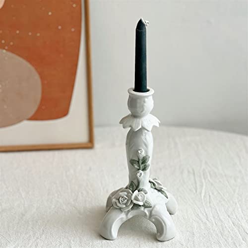 Bougeoir en céramique rétro pour centre de table de mariage - 5