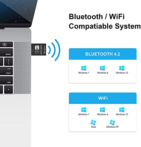 Blueshadow Mini 2-In-1 Usb Wifi Bluetooth Adapter Ac600-2.4G/5G Dual Band Wireless Network Adapter For Desktop Pc thumb #5
