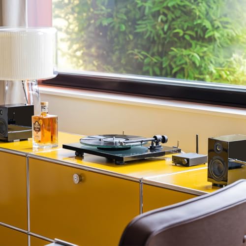 Pro-Ject Tourne-disque T1 Evo Phono avec préampli intégré (Noir) - Les Beatles, Paul McCartney, John Lennon, RIngo Starr, George Harrison Pro-Ject Tourne-disque T1 Evo Phono avec préampli intégré (Noir) – Image 3