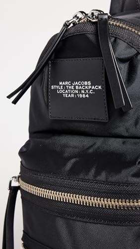 Marc Jacobs Women's The Medium Backpack, Black, One Size4