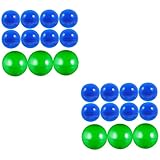 Milisten 2sets Colored Balls for Raffles and Game Refillable Sphere Game Balls Bright Color for Celebrations and Events Fun Party Supplies 50pcs*2