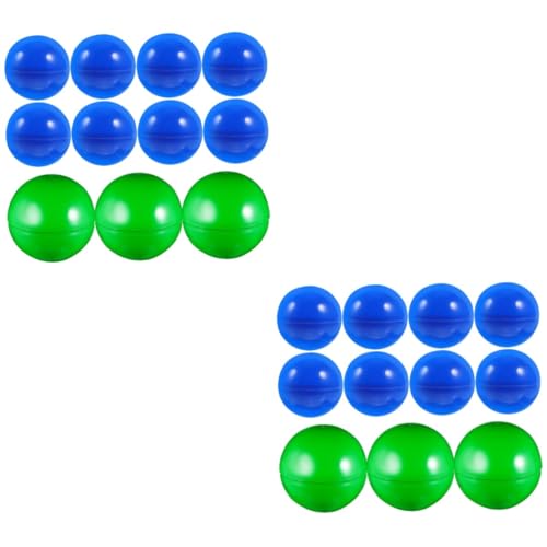 Milisten 2sets Colored Balls for Raffles and Game Refillable Sphere Game Balls Bright Color for Celebrations and Events Fun Party Supplies 50pcs*2