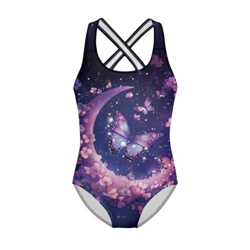 Image of Kids One Piece Swimsuit for Girls 5-14 Years Old Pretty Secure and Comfortable