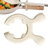 Nhujevkom Soporte para cuchara con clip para ollas, estante de silicona antiquemaduras, estante para utensilios de cocina, comedor, mostrador, restaurante, , hornear, hacer sopas