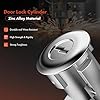 A-Premium Door Lock Cylinder & Keys Set Compatible with Ford F-150/F-250/F-350 Ranger Explorer Bronco Crown Victoria Tempo 2Dr. Thunderbird Escort Aerostar E-Series, F2UZ1522050A, F37Z1022050A #4