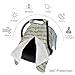 Psalm 23 The Lord is My Shepherd, Irish Field Baby Car Seat Cover & Nursing Cover - Breathable Stretch Multi-Use Cover for Breastfeeding, Stroller Sunshade & Infant Carrier