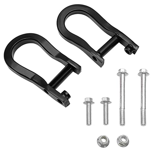 Hqpasfy Front Bumper Tow Hooks 2Pcs Black Compatible With 2008-2018 Chevy Silverado 1500, Gmc Sierra 1500| 2019 Chevy Silverado 1500 Ld, Gmc Sierra 1500 Limited Replaces# 84072463 #TOP6