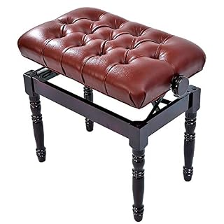 Tabouret De Piano, Tabouret De Coiffeuse Banc De Clavier Réglable Banc De Piano Tabouret De Piano Simple Tabouret De Vanité Tabouret De Dressing Cadre en Bois 46-56cm Everything is Fine - Les Beatles, Paul McCartney, John Lennon, RIngo Starr, George Harrison