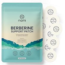 Berberine Patches with Proprietary Skin Permeation Enhancers - Parches w/Berberine, Ginseng, Bitter Melon, Green Tea, Ginger & L-Carnitine - 60 Day Supply