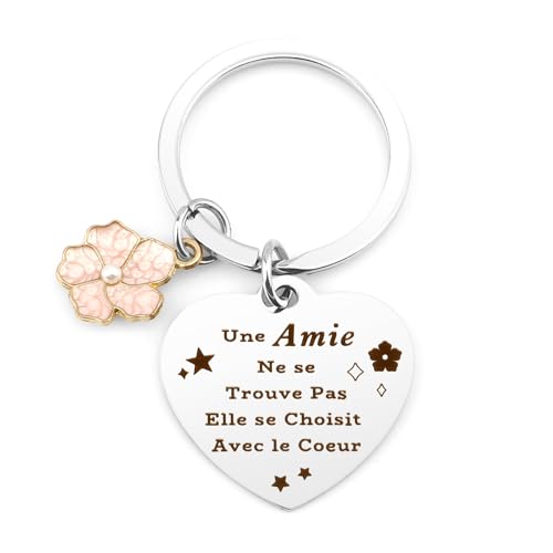 JoyrnalK Cadeau Meilleure Amie Femme Porte Clef Meilleure Amie Cadeau Noel Cadeaux Pour Une Amies Cadeaux Copine Amitié