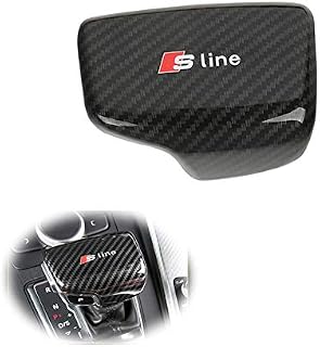 Carbon Fiber Gear Shift Knob Cover Sticker Head Trim for Audi A4 S4