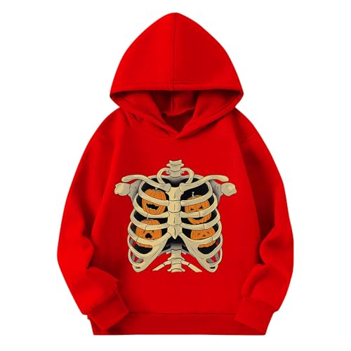 Halloween Girls Casual Hoodies Cute Graphic Pullover Tops for Teen Girls 2025 Long Sleeve Hoodies Winter Clothes