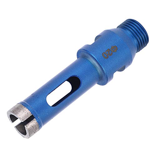 Broca para Taladro Angular 1/2 BSP, para Azulejos Cerámicos, Mármol, Granito y Cuarzo, Diámetro de Perforación 20 mm, Alta Dureza y Resistencia al Desgaste, Velocidad Rápida de Perforación, Color Azul miniatura 6