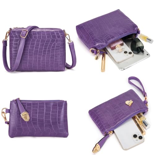Image of Women's Fashion Handbag Tote Bag Shoulder Top Handle Satchel Purse Set 4pcs | Stylish Style,Chain Texture Design,Ample Space,Bear Doll Decoration,with a Crossbody Strap