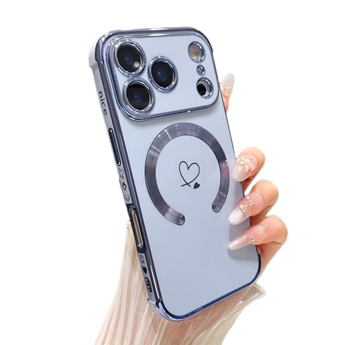 Coque antichoc téléphone C MagSafe en TPU souple avec protection caméra