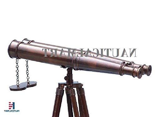NauticalMart binoculares de cobre con trípode 62" miniatura 6