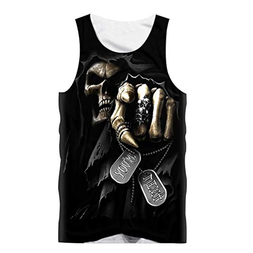 Befox Herren Bodybuilding Stringer Tank Top Sport Weste Gym Ärmellos Muskelshirt T-Shirt Cover