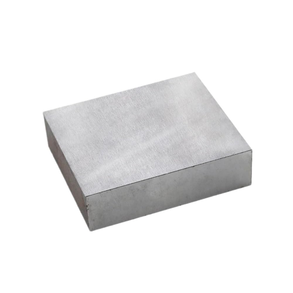 Plaque en acier inoxydable carré 50x50mm pour support métallique solide