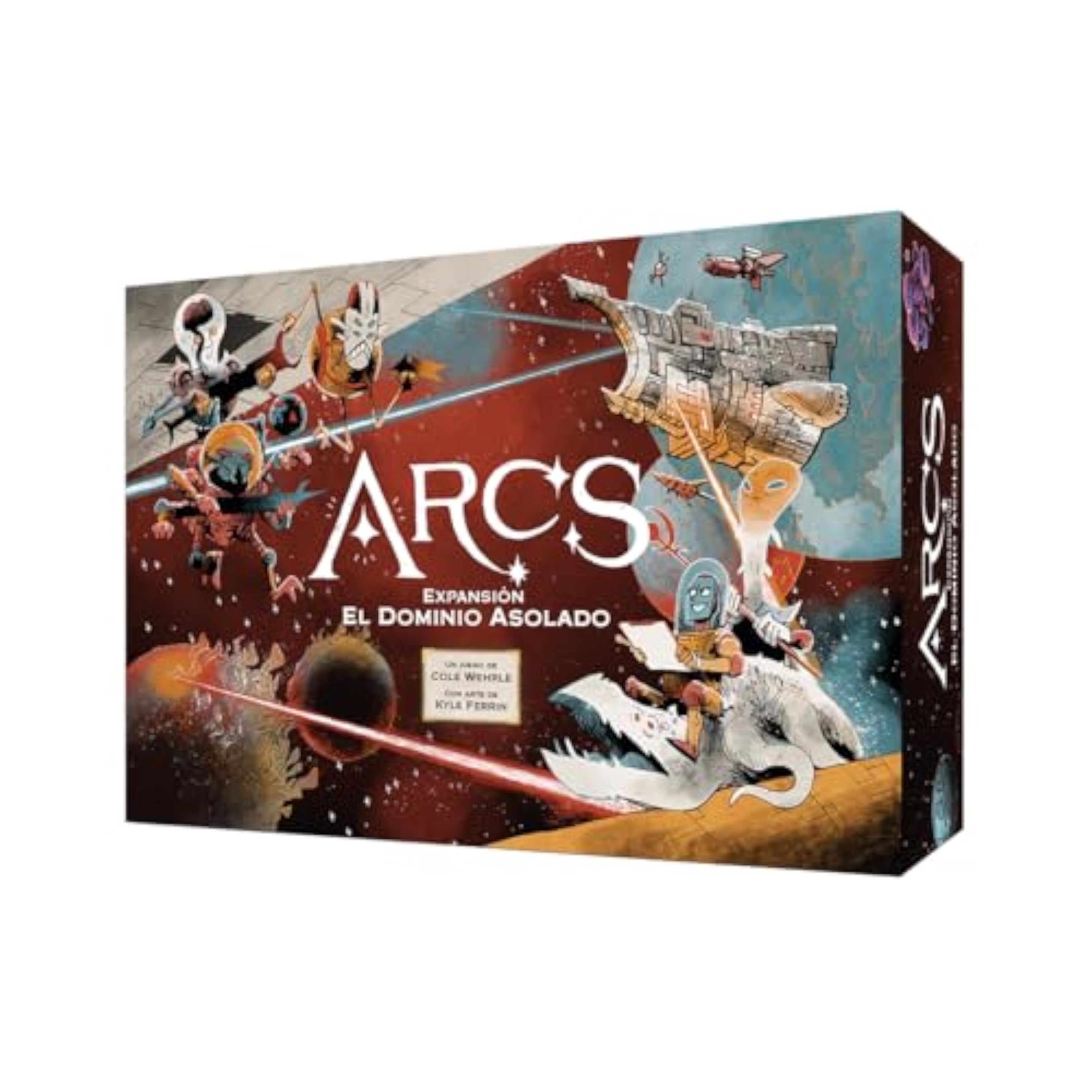 2Tomatoes Games | Arcs: El Dominio Asolado – Juego de Mesa de Ciencia ficción y Estrategia | 24 destinos, asimetría emergente, campaña trilogía | 2-4 Jugadores