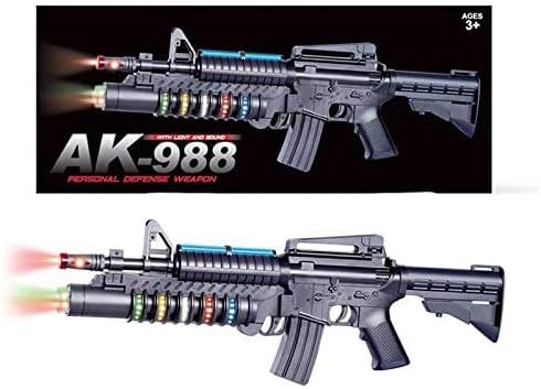 JOYSAE 22 Inch The Most Popular Gifts for Children Special Force AK-988 Toy Rifle Features Dazzling Electric Light, Amazing Electronic Sound & Unique Action
