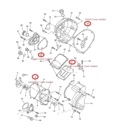 Kit joint culasse et embrayage R1 2007-2008 réparer fuite moto