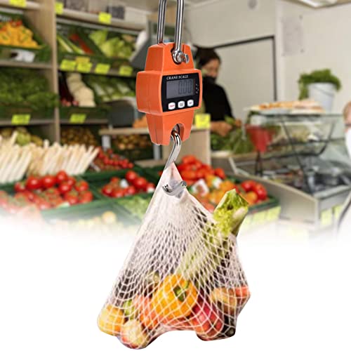 Báscula colgante digital con gancho de acero 661lb miniatura 2