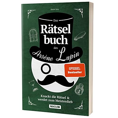 Das Rätselbuch des Arsène Lupin: Knackt die Rätsel & werdet zum Meisterdieb: Rätsel für Erwachsene und Jugendliche | Für Freunde von Escape-Spielen | Lupin (Nucleo)