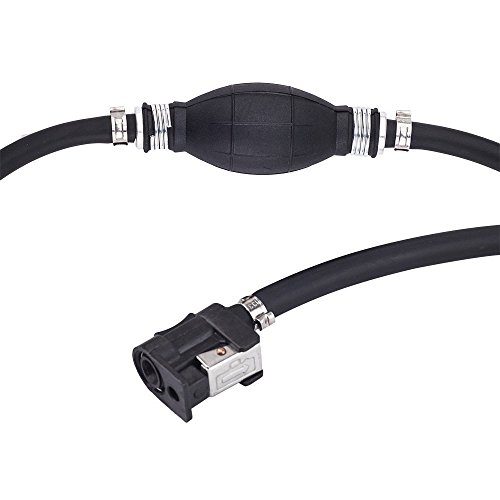 Welinks 6Ft 3/8" Universal Fuel Line Assembly Kit With End Plug, Fuel Line Hose Primer Bulb Kit Outboard And Tank Connectors Fit For Yamaha Mariner Outboard Motor #TOP3