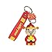 YOYUMI Keyrings Porte Clef 2-Pack De God Of Wealth Lord Shouxing Public Porte-Clés Voiture Poupée Mignon Personnalité Clé Pendentif Sac Sac Pendentif Porte-Clés Petit Cadeau