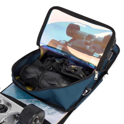 Mochila para skate y surfskate de hombro doble impermeable 6