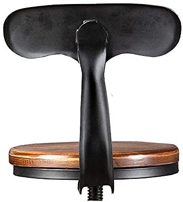 Bokkolik Set Of 2 Industrial Bar Stools With Backrest Swivel Wooden Seat Height Adjustable 25-32Inchkitchen Island Stool Breakfast Dining Chair thumb #5
