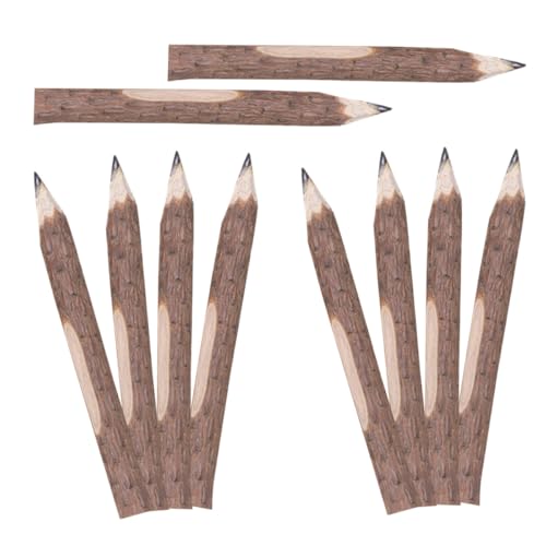 Lápices madera natural Healeved 10 unidades 17 cm