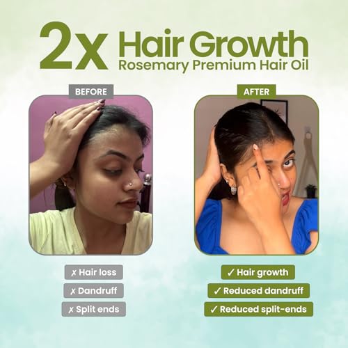 Image of Rosemary Hair Oil for Hair Growth & Hair Fall Control (1, 200 Millilitres)