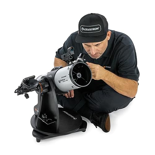 Celestron StarSense Explorer 114AZ App-Enabled Telescope – 114mm Tabletop Dobsonian with Smartphone Dock & StarSense App – iPhone & Android Compatible – Easy-to-Use for Beginners