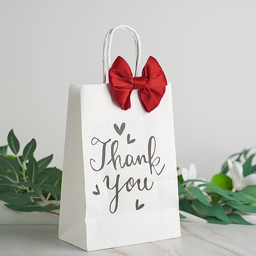 Lazos pequeños para envolver regalos con acabado satinado AIMUDI de alta densidad 5