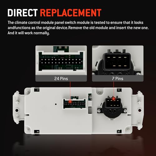 599-210XD Climate Control Module AC Control Panel Fit for 2003-2007 Chevy GMC Buick Cadillac Isuzu Saab Vehicle - Silverado Sierra 1500 2500 3500 Tahoe Suburban Avalanche Trailblazer Envoy Yukon 9-7X by HYR - Image 6
