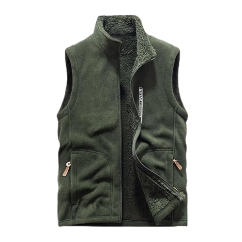 Chaleco ligero hombre sin mangas con forro polar cálido XL